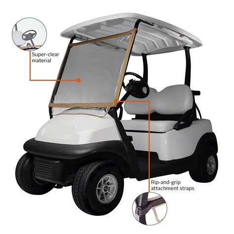 Deluxe Portable Golf Cart Windshield - from Sporty's Tool Shop