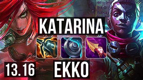 Katarina Vs Ekko Mid Penta M Mastery Legendary