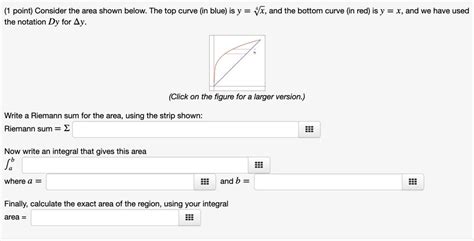 Point Consider The Area Shown Below The Top Curve SolvedLib