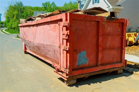 Premium Photo Dumpsters Being Full With Garbage Over Flowing