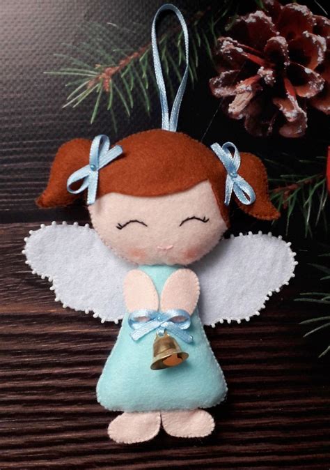 Felt Angel Ornament Christmas Clearance Christmas Tree Decor Etsy