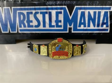 WWE EUROPEAN CHAMPIONSHIP Belt Title Wrestling Figure Accessory WWF ...