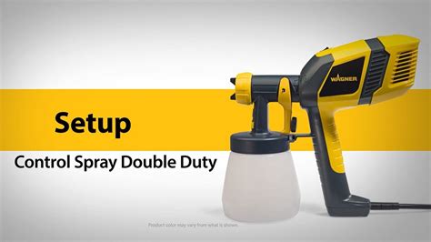 Wagner Control Spray Double Duty Setup Youtube