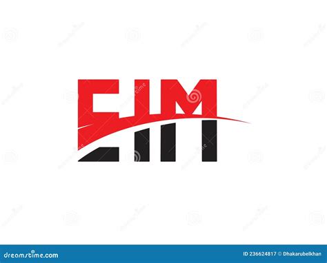 EIM Letter Initial Logo Design Vector Illustration Stock Vector - Illustration of background ...