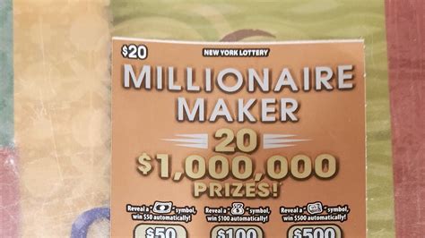 Ny Scratch Off Millionaire Maker Ticket Youtube