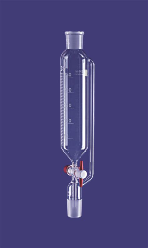 Dropping Funnels Cylindrical With Pressure Equalizing Tube Cap Ml