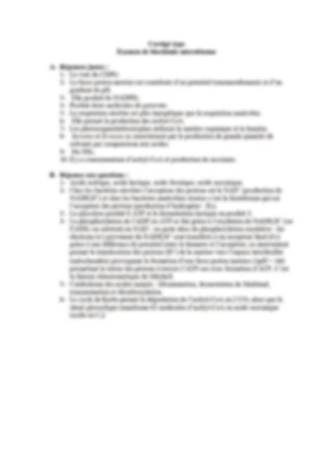 SOLUTION Biochimie Microbienne Microbiologie Examen Corrig Studypool