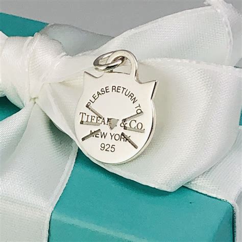 Tiffany And Co Cat Charm Pendant Heart Tag Authentic Retired New Town