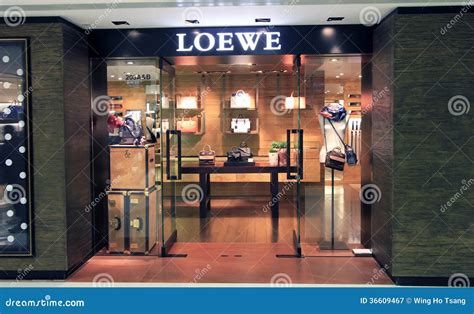 Loewe Shop In Hong Kong International Airport Editorial Photo