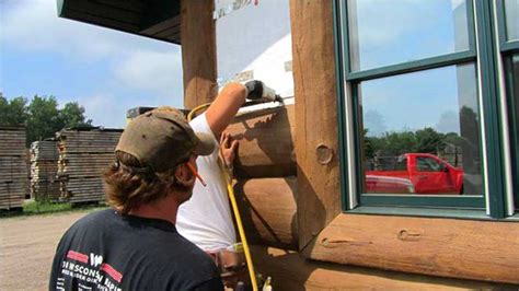 Our concrete log siding installation process | NextGen Logs