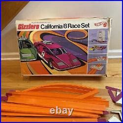 Car Track Set Vintage Hot Wheels SIZZLERS CALIFORNIA RACE Track Set No Cars Incomplete