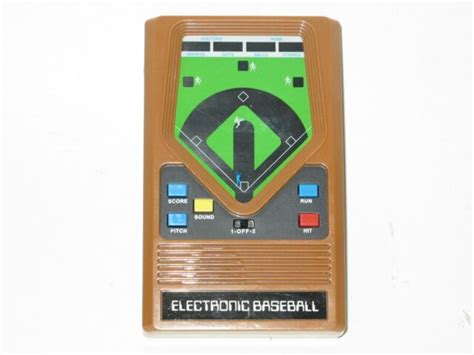 Mattel Electronic Baseball Hand Held Game Classic Edition Ebay