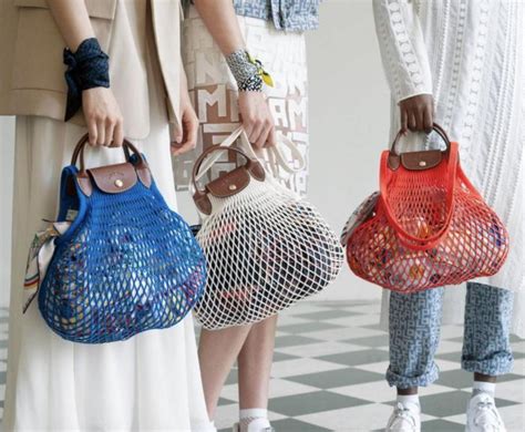 Fancy A Fishnet Bag Here S A Peek At The Longchamp Le Pliage Filet