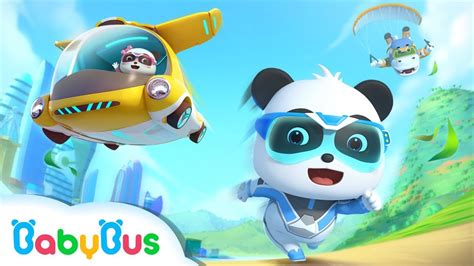 Super Panda Rescue Team Action Babybus City Hero Babybus Cartoon