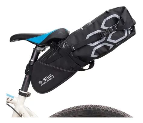 Bolsa Selim Cicloturismo Mtb Speed Impermeável 10 Litros Parcelamento