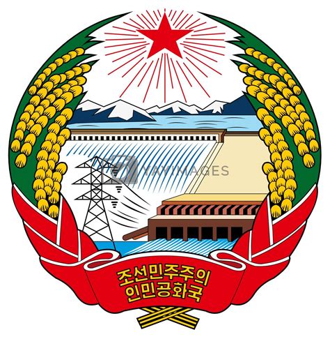 North Korea coat of arms by speedfighter Vectors & Illustrations with ...