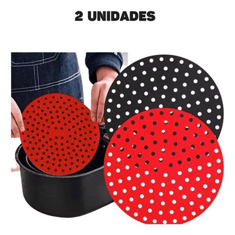 Protetor Silicone Air Fryer Fritadeira Cm Tapete Redondo Mercadolivre