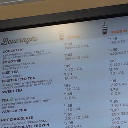 DUNKIN Boca Raton 8221 Glades Rd Menu Prices Restaurant