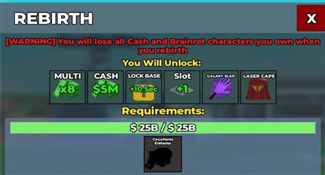 Steal A Brainrot Rebirth Guide How To Rebirth And All Rewards Beebom