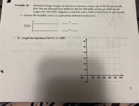 Solved Example 30 Westside Energy Charges Its Electrical Chegg