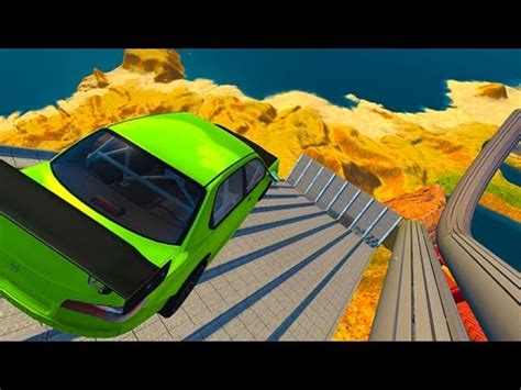 Crash Mountain Car Destruction BeamNG Drive YouTube