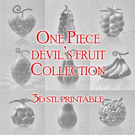 9 One Piece Devil Fruit Collection - Etsy