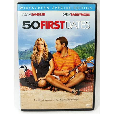 50 First Dates DVD Movie Widescreen Special Edition Adam Sandler Drew ...