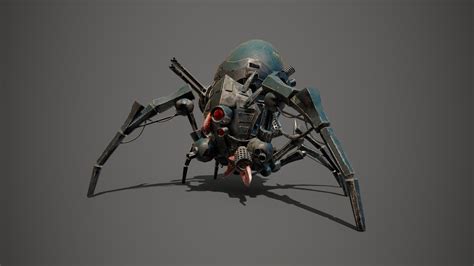 ArtStation - Spider Bot Concept Art