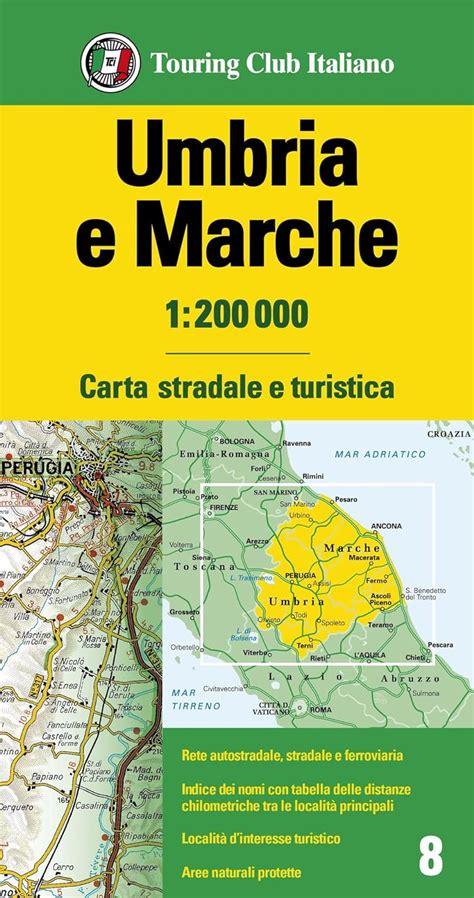 Buy Umbria Marche 8 Carta Stradale E Turistica Book Online At Low