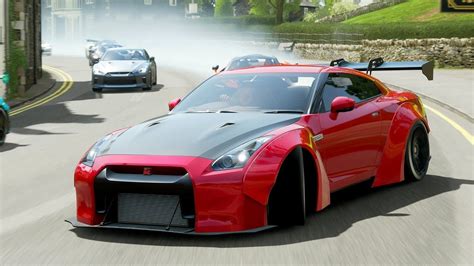 Forza Horizon Nissan Gt R Liberty Walk Goliath Gameplay Youtube