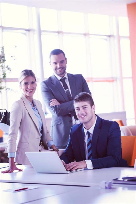 Business Man At The Office 12491164 Stock Photo At Vecteezy