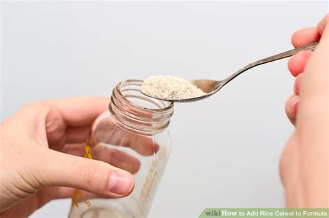 How To Add Rice Cereal To Formula 13 Steps With Pictures