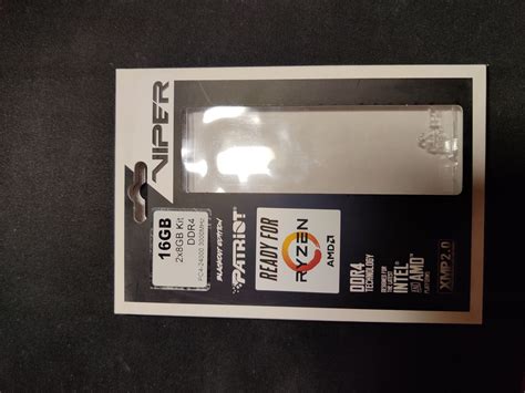 Купить Оперативная память Patriot DDR4 16Gb (2x8Gb) 3000MHz pc-24000 ...