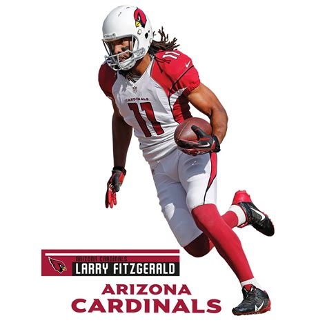 Fathead Larry Fitzgerald Arizona Cardinals 3 Pack Life Size Removable