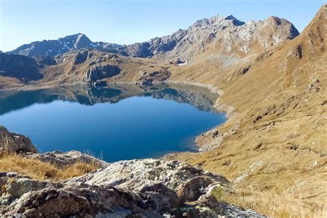 Het Lago Del Naret Meer In Zwitserland