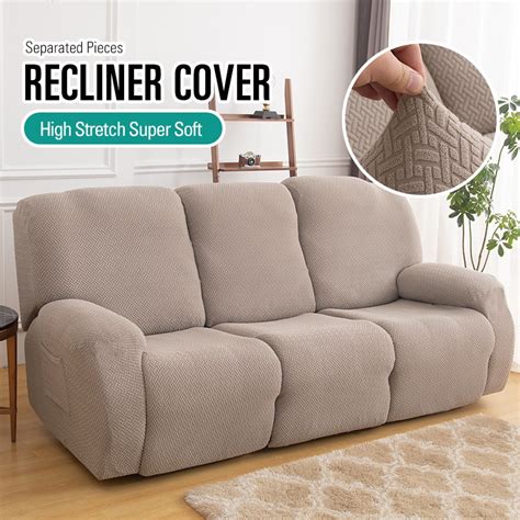 Seater Recliner Sofa Cover Thick Jacquard Recliner Chair Cover