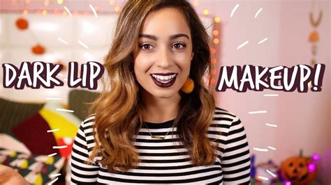 Fall Makeup Dark Lipstick Makeup Tutorial Youtube