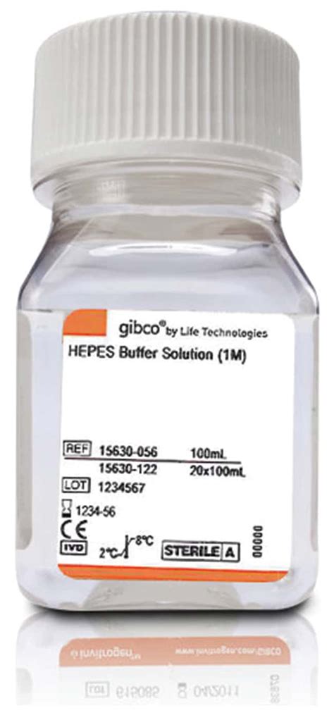 Gibco™ Hepes 1m 100ml Life Science Buffers Fisher Scientific