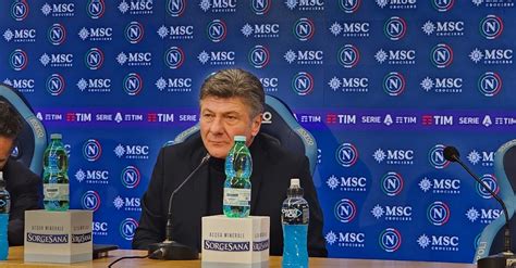 Mazzarri In Conferenza Serviva La Vittoria Ecco Su Cosa Siamo