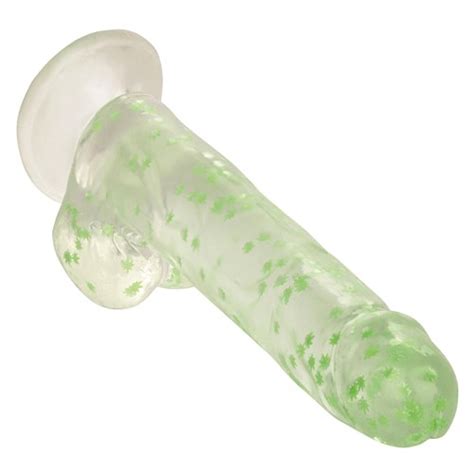 Naughty Bits Leaf Glow In The Dark Dildo Dildos Adam Eve