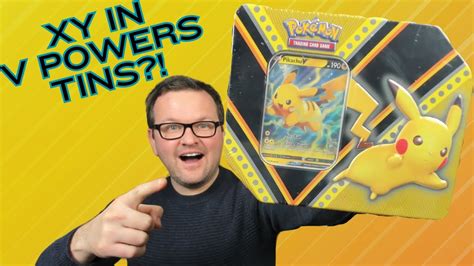 Pikachu V Powers Tins Huge Pulls Psa Rayquaza Giveaway Xy