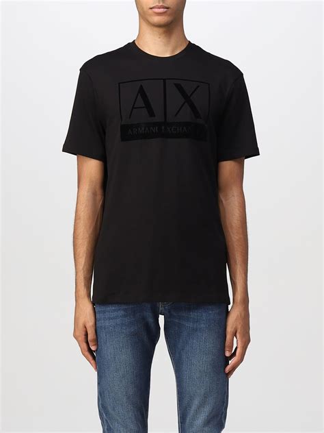 Armani Exchange T Shirt For Man Black Armani Exchange T Shirt