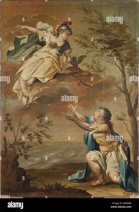 Athena and Odysseus. Keyert, Rienk (1709-1775), painter Stock Photo - Alamy