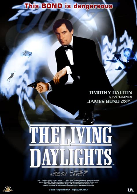 The Living Daylights Teaser 6 ポスター ボンド ジェームズ