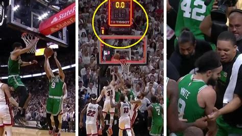 Chaos as buzzer beater saves Celtics’ season, keeps shot at NBA history ...