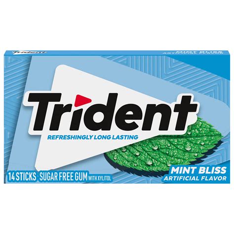 Trident Mint Bliss Sugar Free Gum Shop Gum Mints At H E B