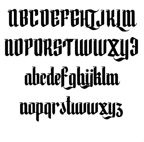 Unlucky - BlackLetter Font