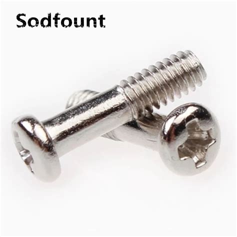 100pcs 201 Stainless Steel Half Thread Half Screw M2 5 10mm M2 6 8mm M3