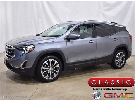 Satin Steel Metallic Gmc Terrain Slt Awd Photo