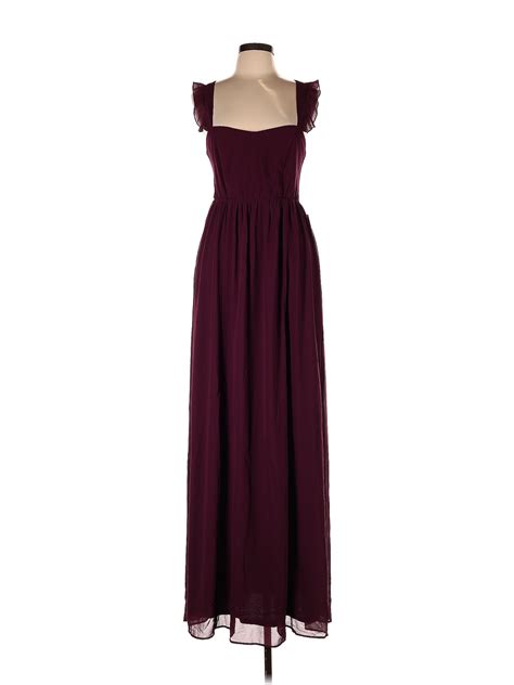 Show Me Your Mumu Solid Maroon Burgundy Cocktail Dress Size Xl 64